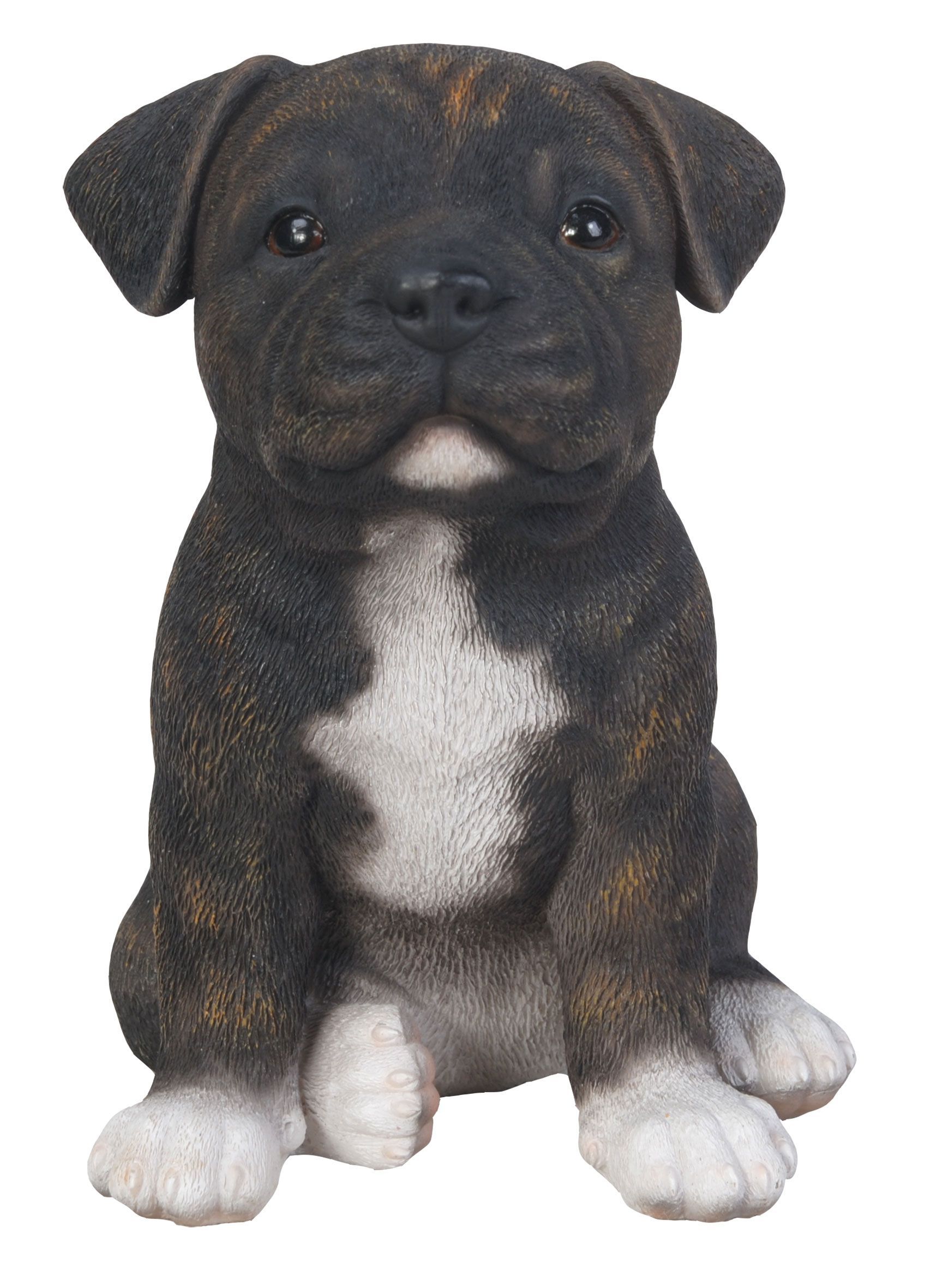 resin staffordshire bull terrier garden ornaments